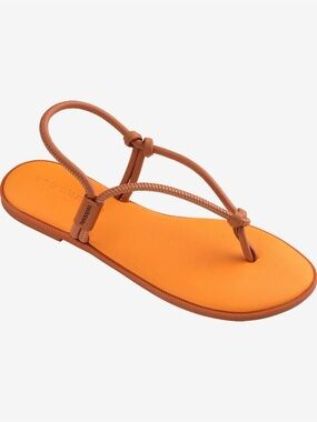 Havaianas Women’s Orange Knotted Slim Thong Sandal
